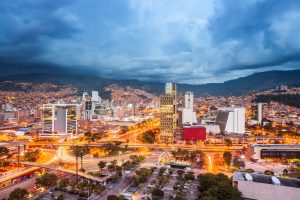 Panorámica centro de Medellín
