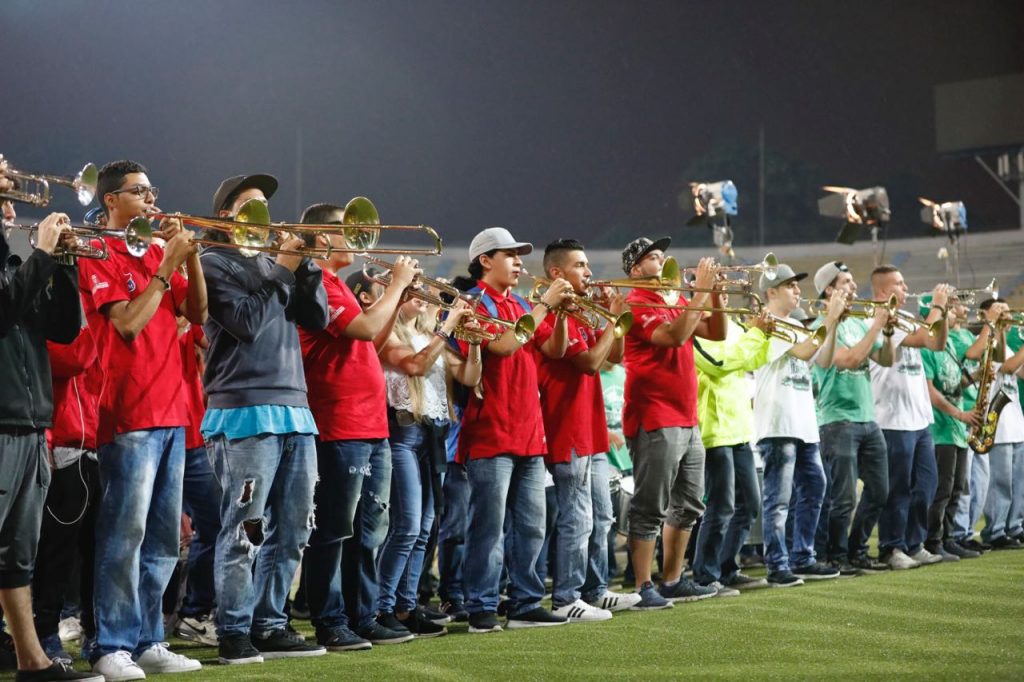 Hinchas en Medellín