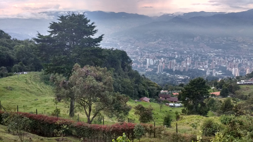 Panorámica ciudad de Medellín