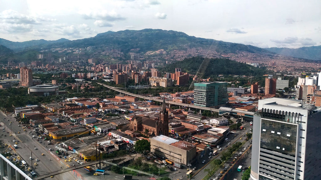 Panorámica ciudad de Medellín
