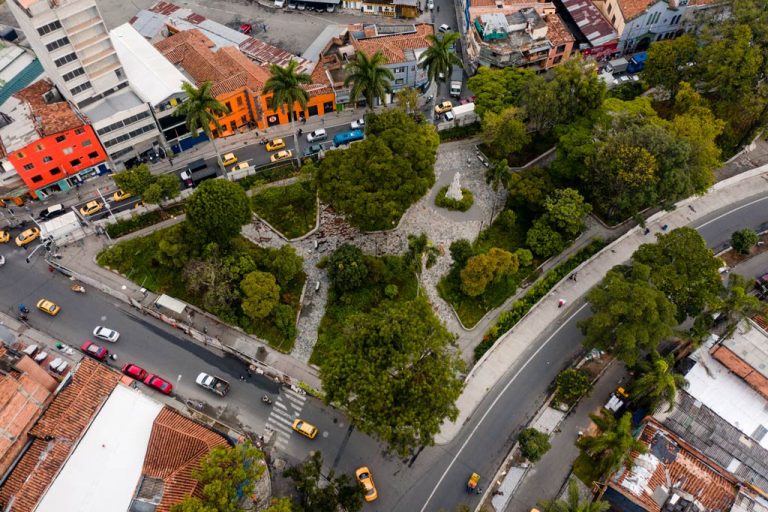 Vista de la Plazuela Francisco Antonio Zea