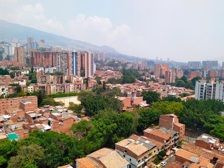 Panorámica de Medellín Comuna 13