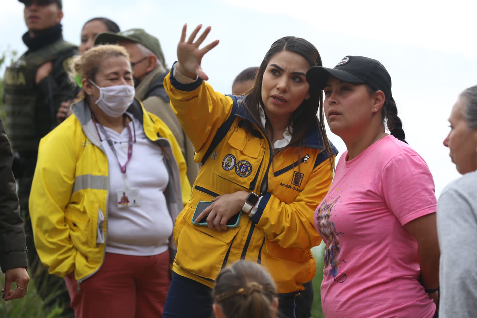 Atención de afectados por lluvias