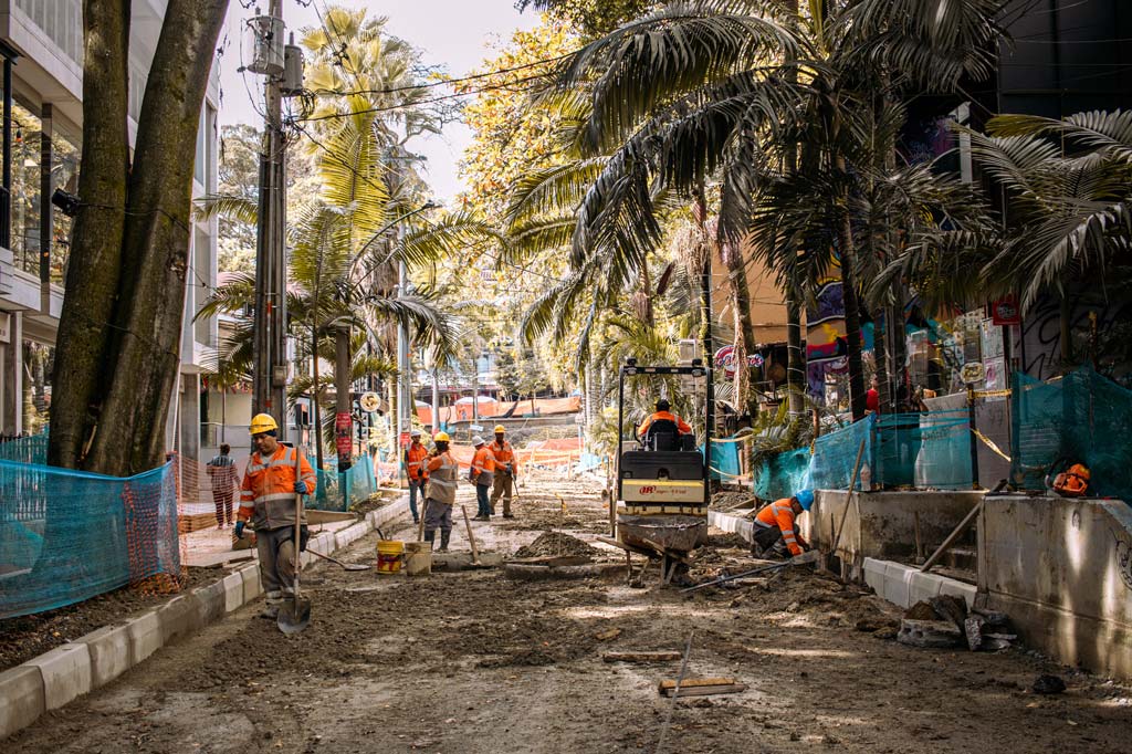Obras en el Parque Lleras