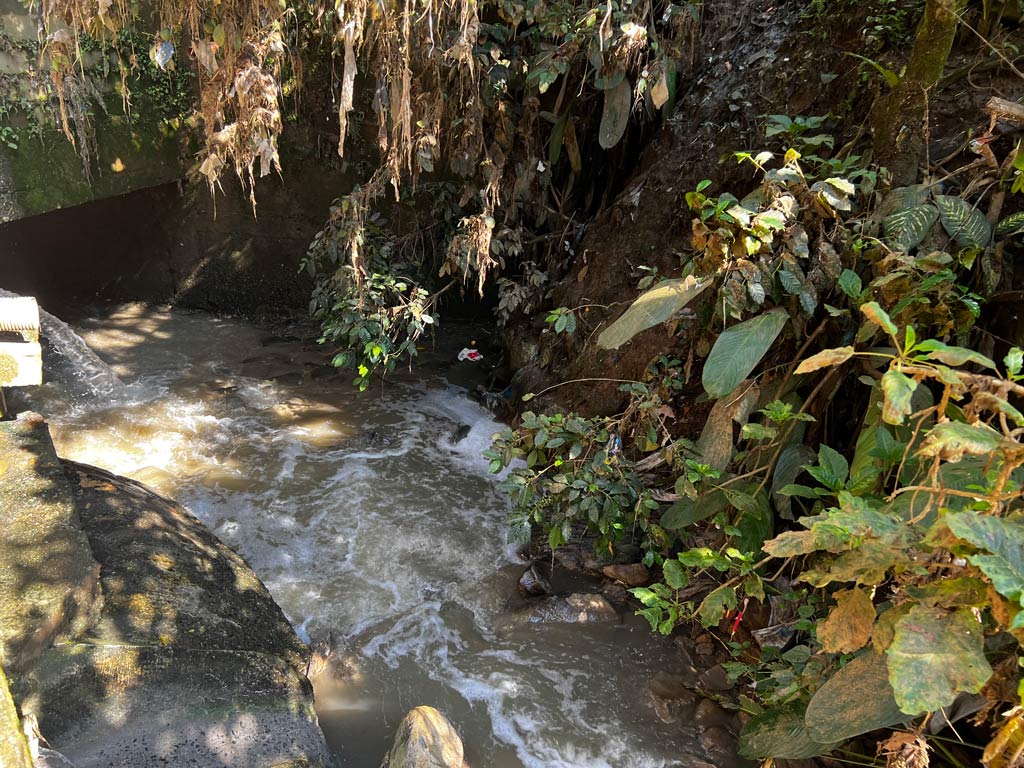 Creciente de la quebrada El Ahorcado
