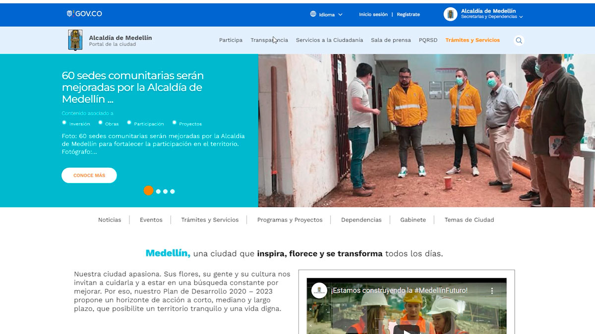 Portal de la Alcaldía de Medellín 