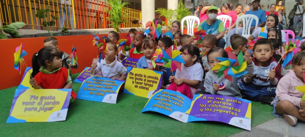 Jardín infantil Gran Comienzo “Renacer de Buenos Aires”. Foto Alcaldía de Medellín