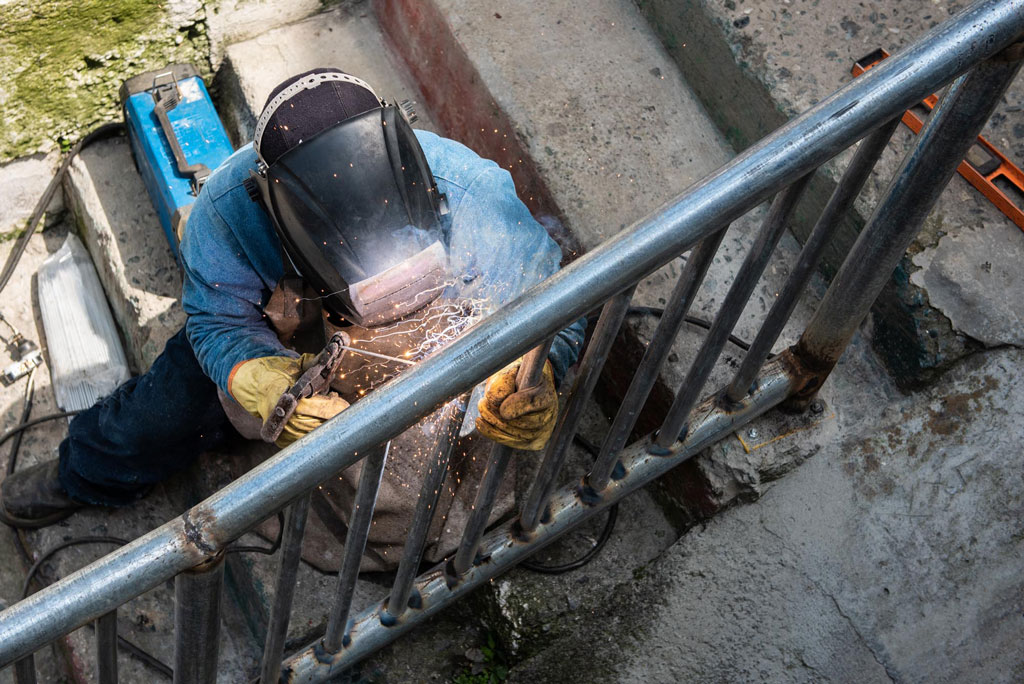 Instalación de pasamanos