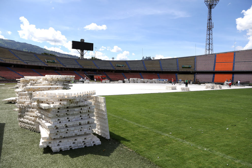 Cancha del estadio Atanasio Girardot