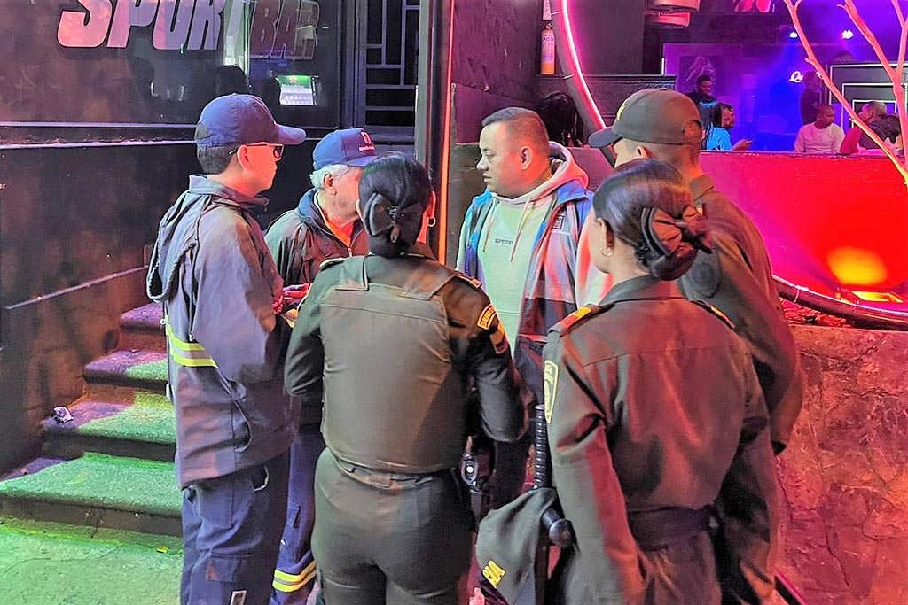 Control en las zonas de toque de queda