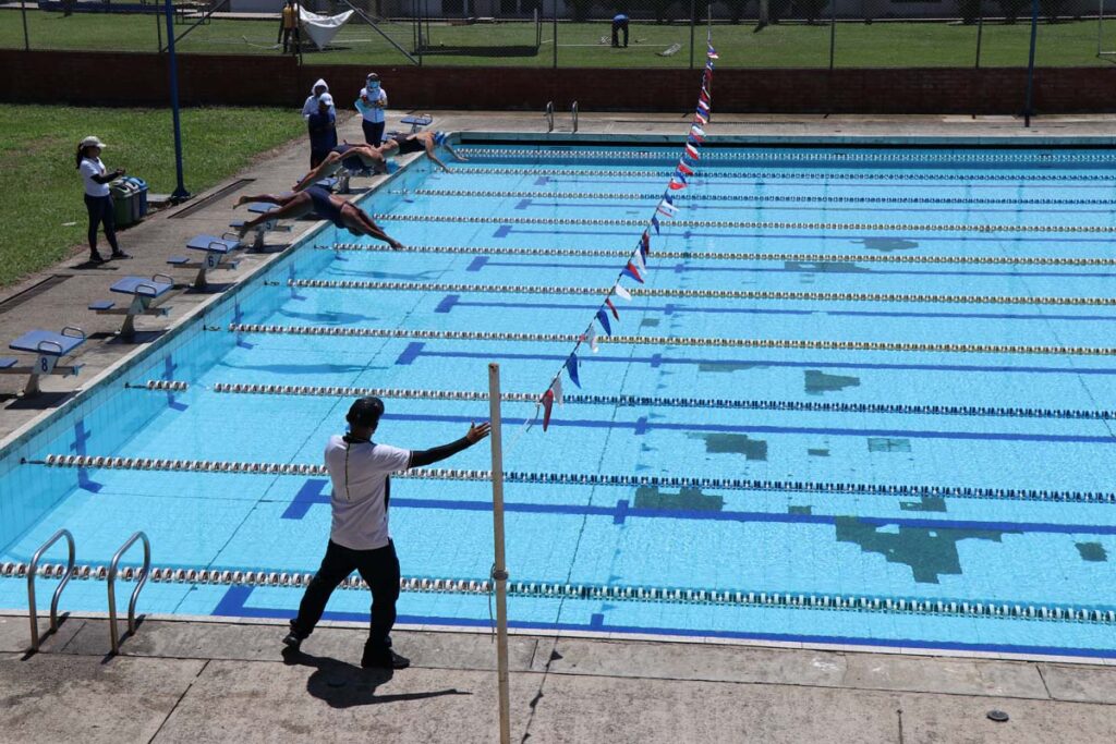 Equipo de Natación. Foto Juan F. Gallego.