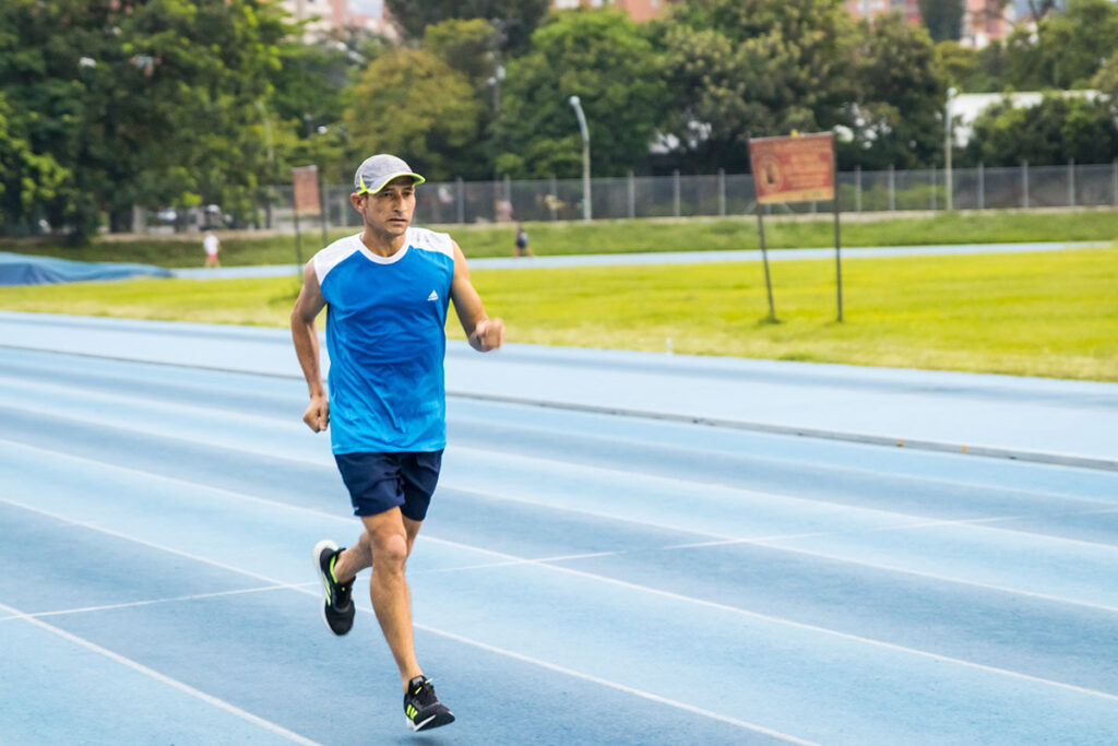 Práctica de Atletismo. Foto Alcaldía de Medellín