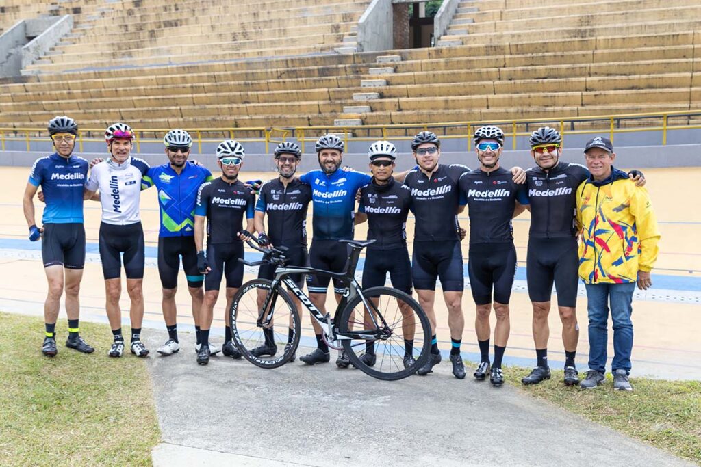 Equipo de Ciclismo de Medellín. Foto Alcaldía de Medellín