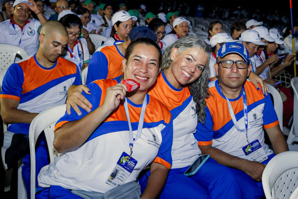 Acto inaugural Juegos Deportivos Nacionales. Wilson Romero