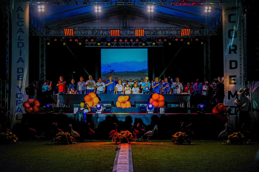 Acto inaugural Juegos Deportivos Nacionales. Wilson Romero