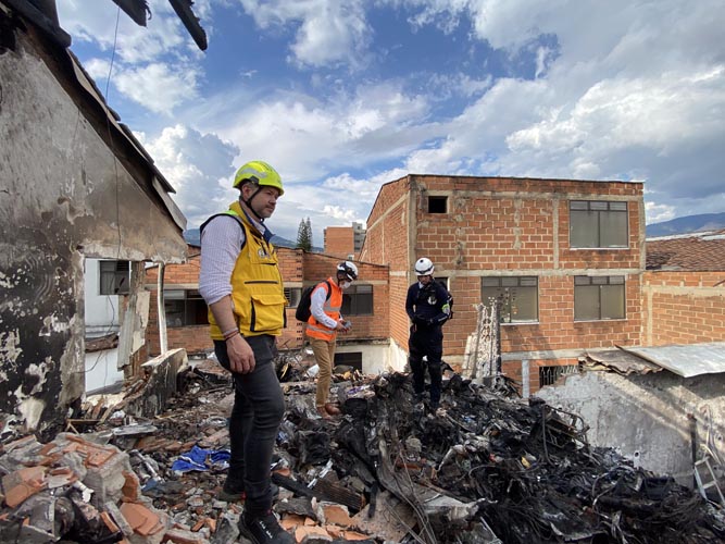 Accidente aéreo en Belén Rosales