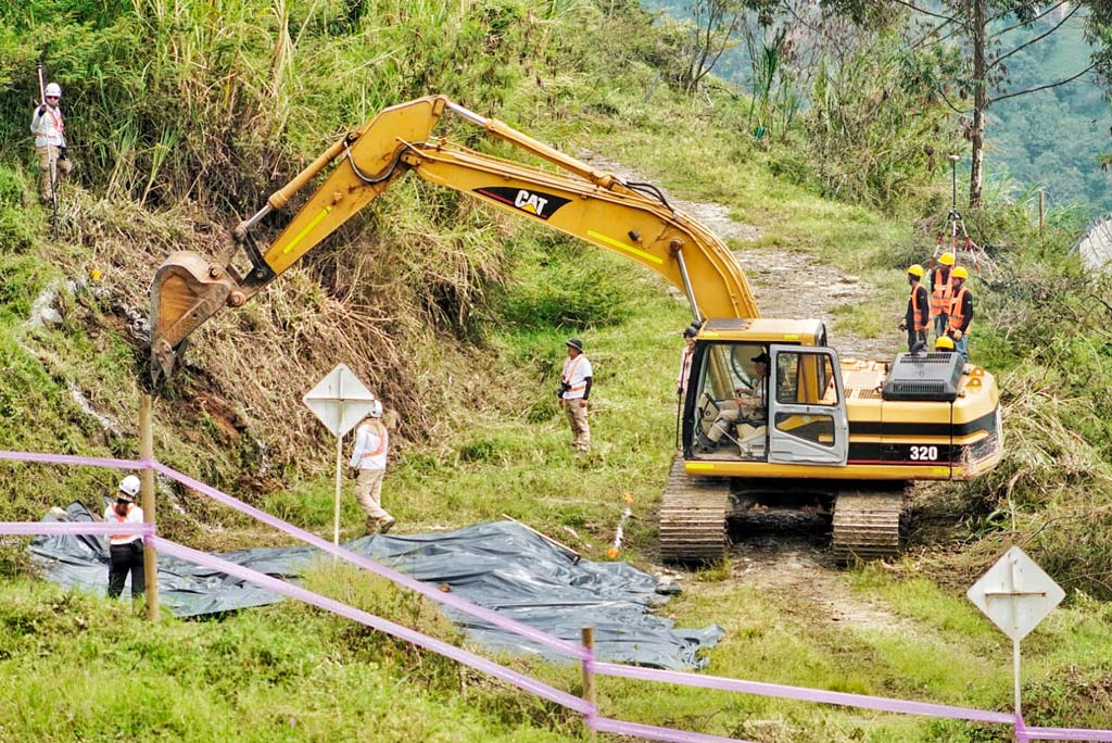 Intervención técnico forense en La Escombrera