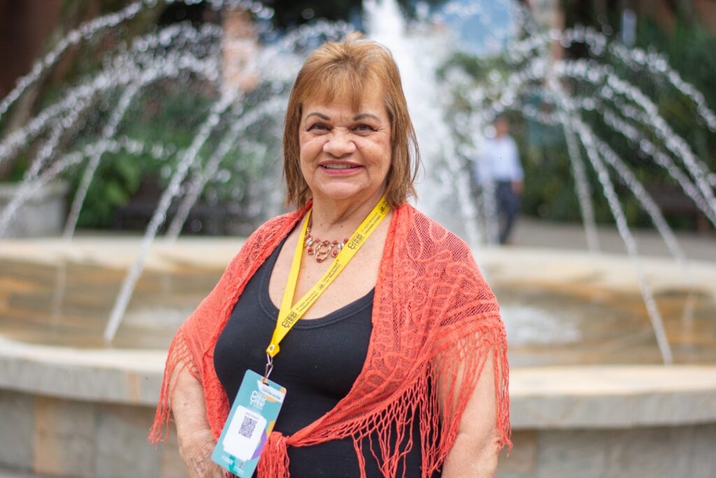 Ángela Penagos Londoño. Directora Administrativa de la emisora digital La Bella Villa "La Casa de todos" de la comuna 14, El Poblado.