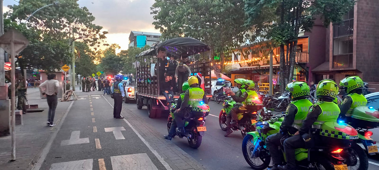 En Medellín se redujeron los delitos de alto impacto en más de un 50% durante la celebración de Navidad