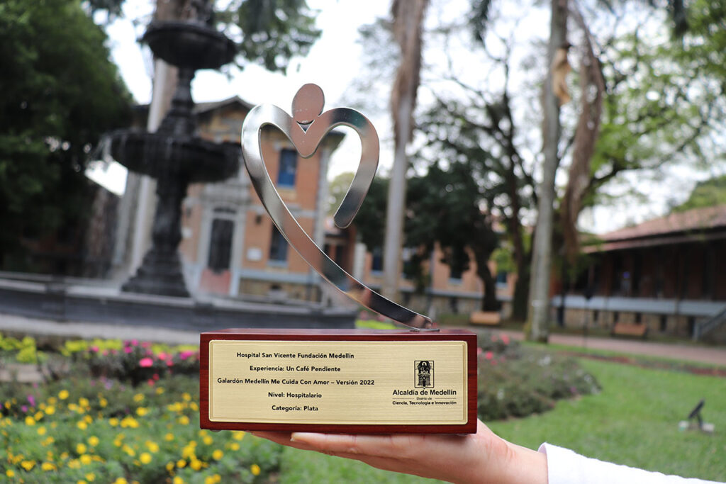 Galardón Medellín Me Cuida con Amor. Foto Hospital San Vicente Fundación