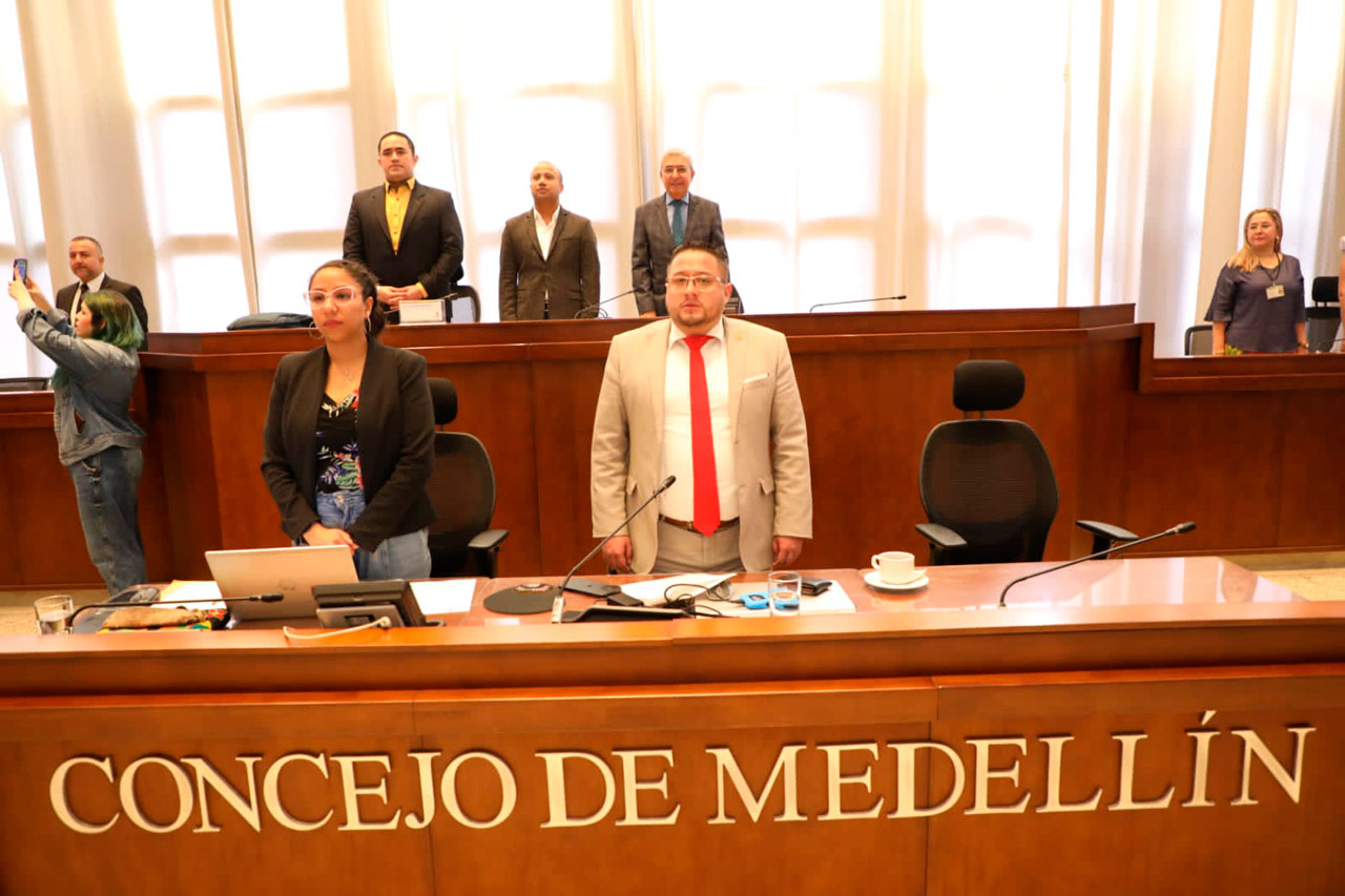 Fueron instaladas las sesiones ordinarias del Concejo Distrital de Medellín Fueron instaladas las sesiones ordinarias del Concejo Distrital de Medellín