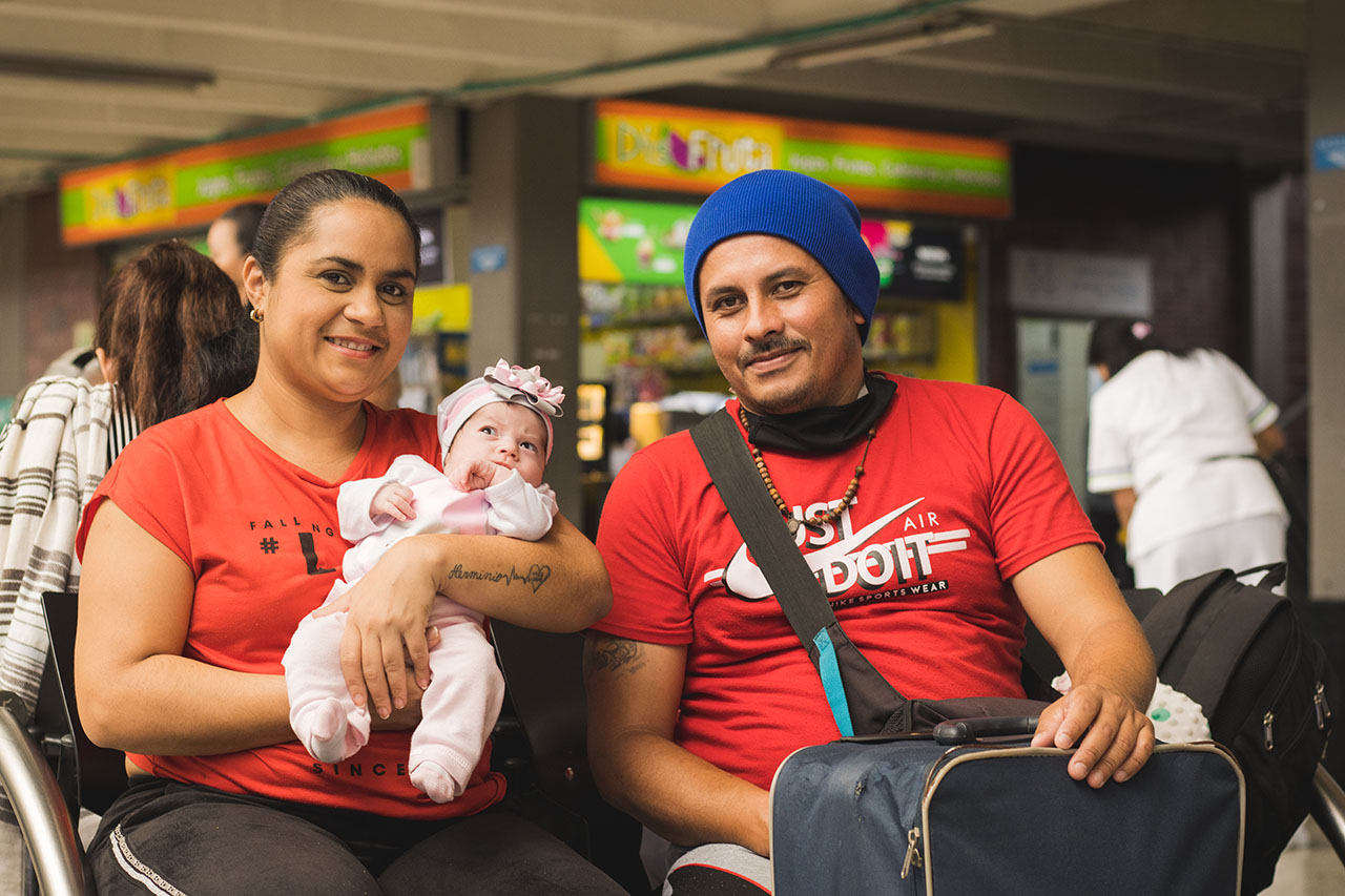 La emoción irrepetible del primer viaje por Terminales Medellín. Foto Adolfo Moreno.