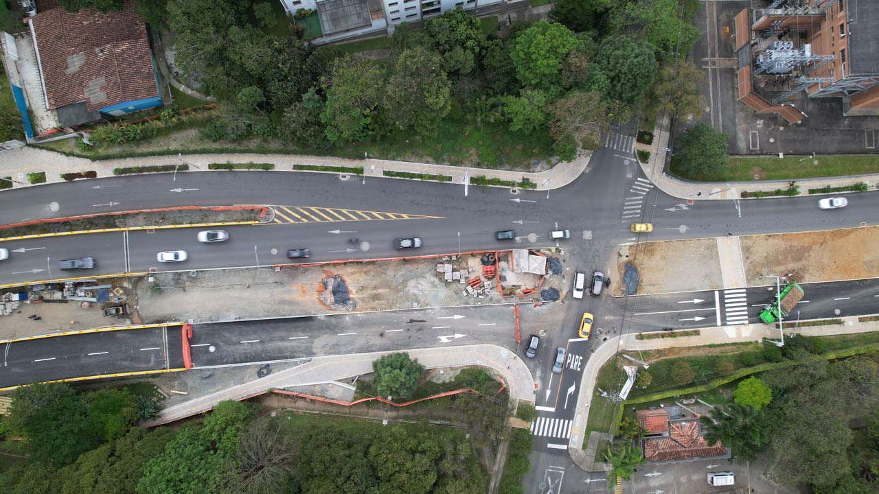 Se habilita el paso por el puente de la avenida 34 con Los Parra para mejorar la movilidad en El Poblado