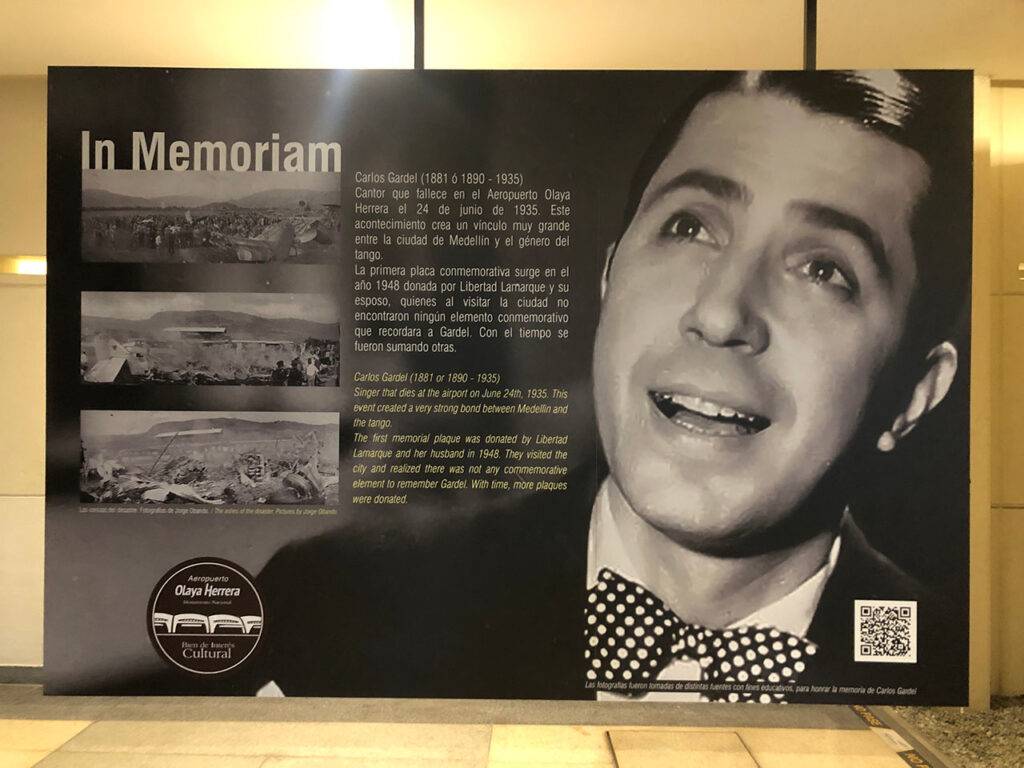 Tango en el Patio Gardel del aeropuerto Olaya Herrera 
