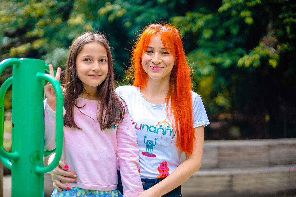 Mónica Ordoñez y su hija Antonia