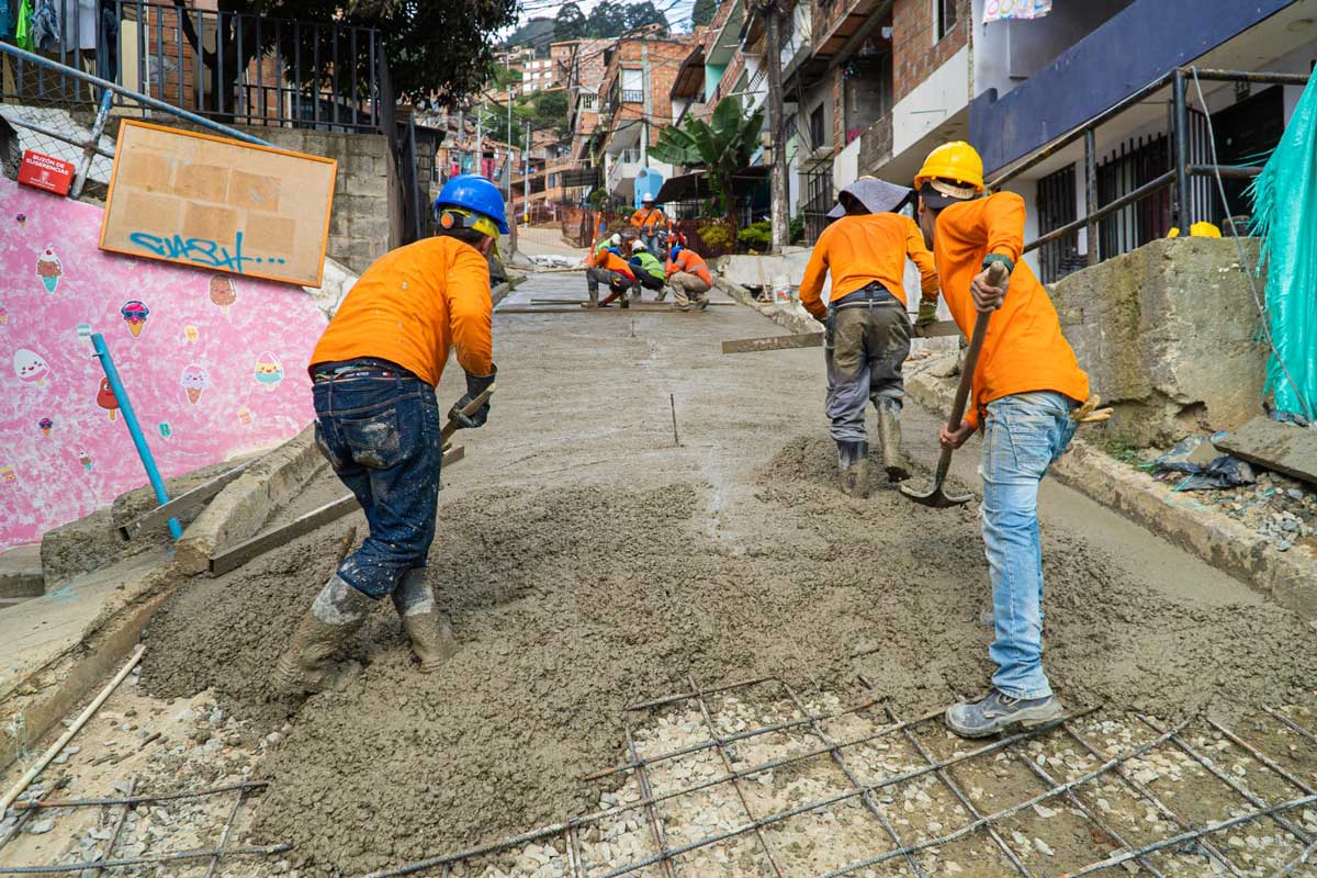 Vías en concreto
