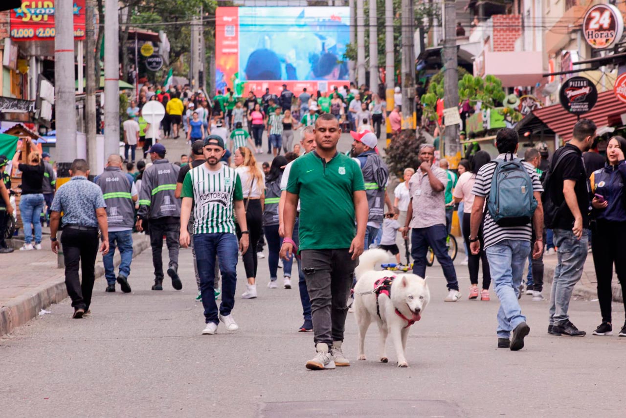 Con cero homicidios y comportamiento ejemplar se cumplieron los eventos de la final del fútbol colombiano en Medellín