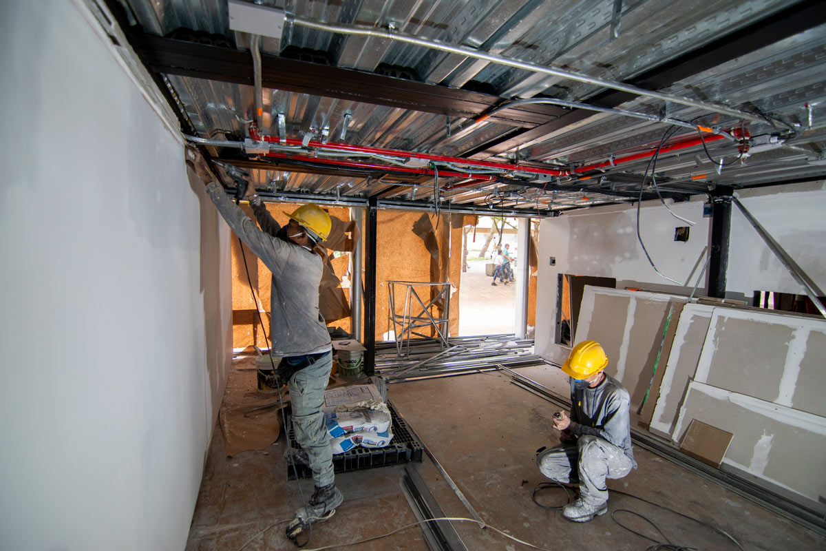 Avance en jardín infantil parque de Los Deseos