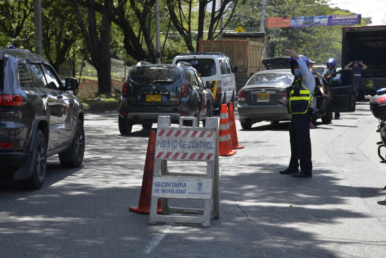 Más de 300 comparendos se impusieron en Medellín en la primera semana sancionatoria del Pico y Placa