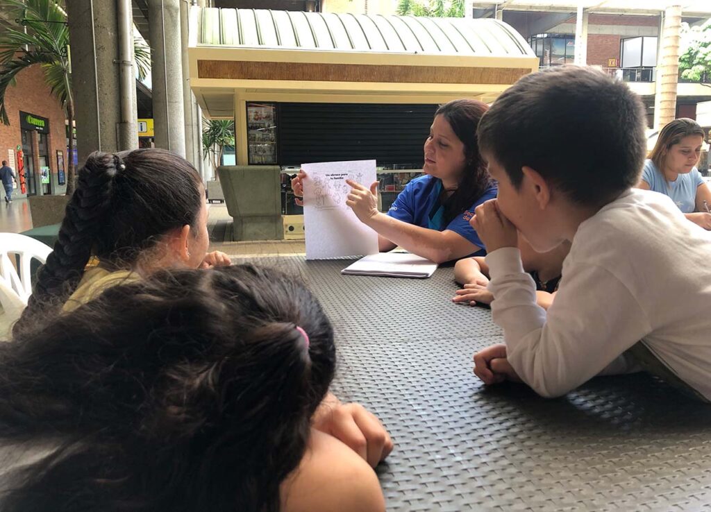 Familias del programa Escuchaderitos