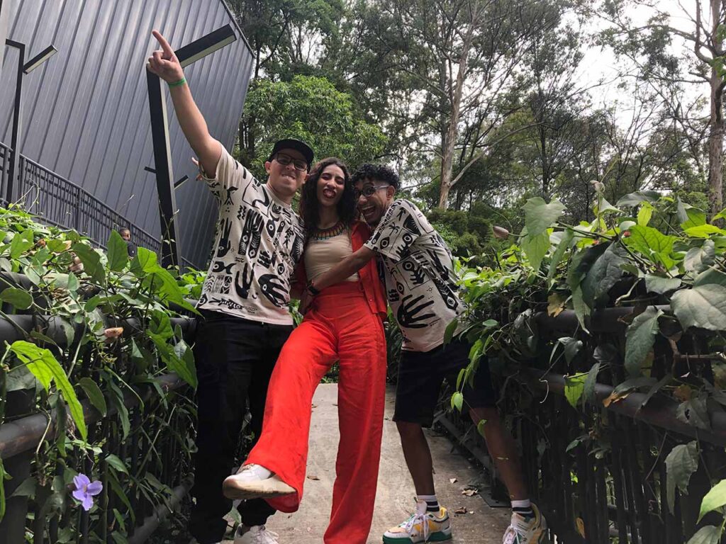 La agrupación Pahyé en el escenario Góspel Park de la Feria de Flores 2023.