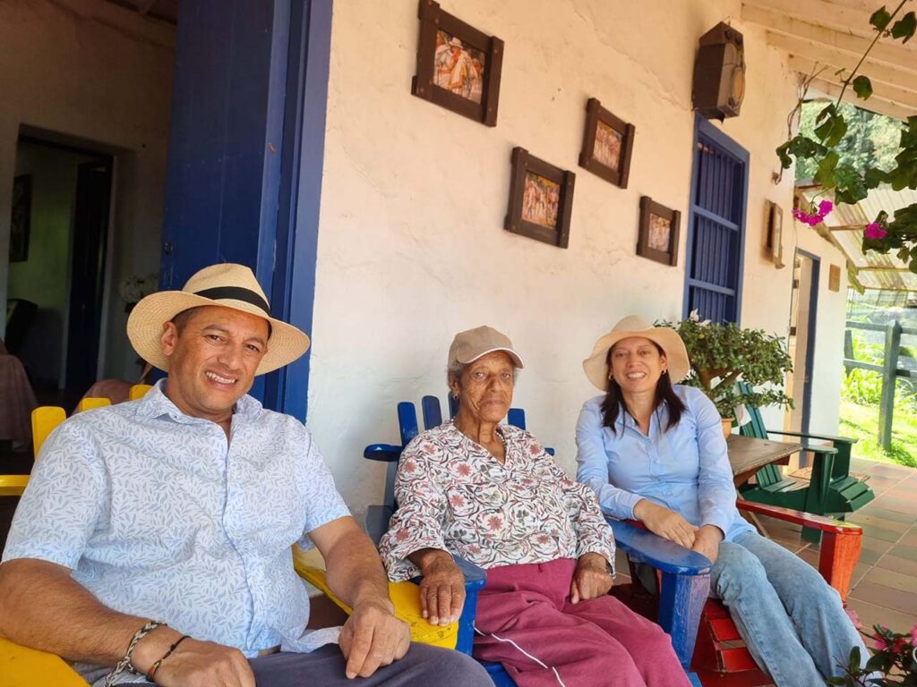 Federico Alzate Zapata y su familia