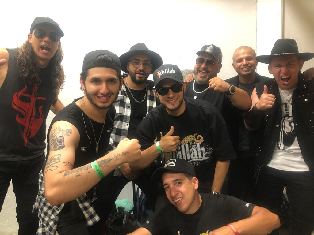 Banda Tehillah en el escenario Góspel Park de las Feria de las Flores 2023.