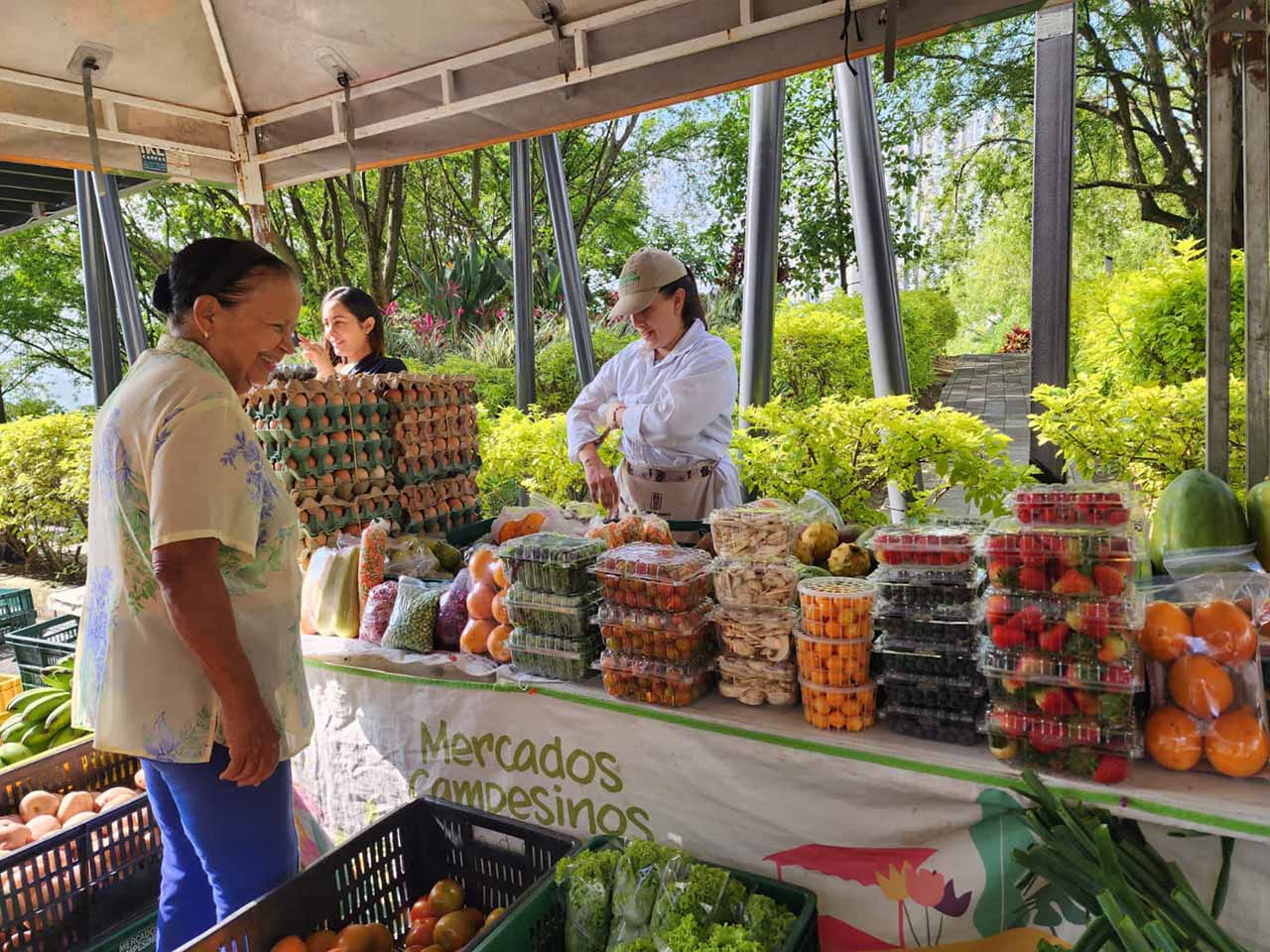 Tiendas Móviles que promueven las ventas de los productos que cultivan los campesinos de Medellín