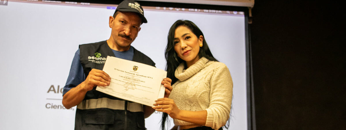 Capacitación a recicladores de la ciudad