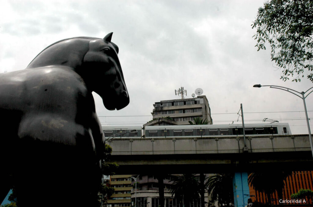 Obra Fernando Botero en Plaza Botero - Foto Carlos Vidal