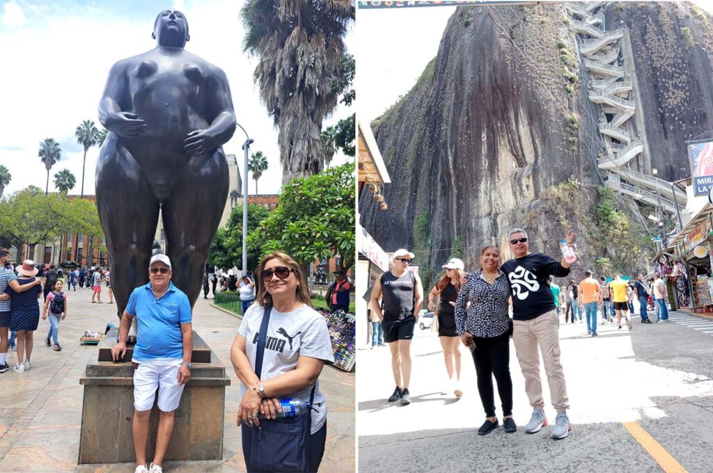 Turistas panameños visitan Medellín - Metrocable