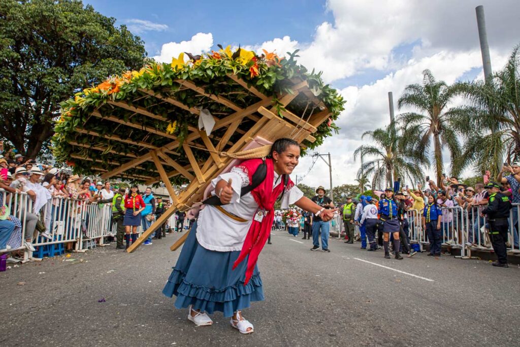Ganadora Absoluta del Desfile de Silleteros