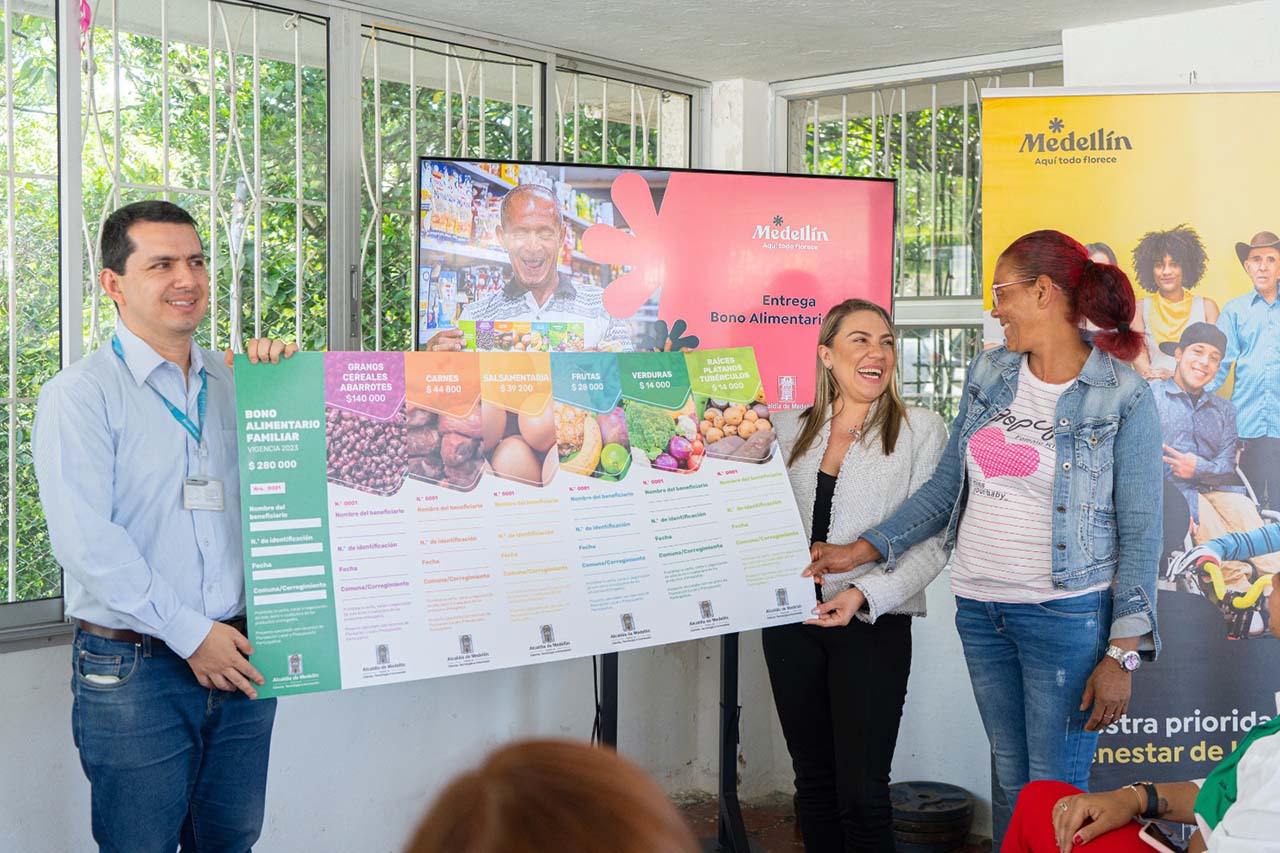 Bono Alimentario que se entrega en Medellín