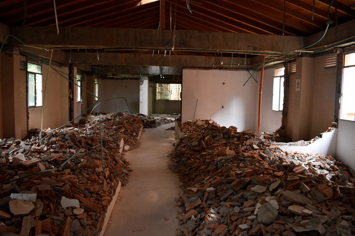 Obras del jardín infantil