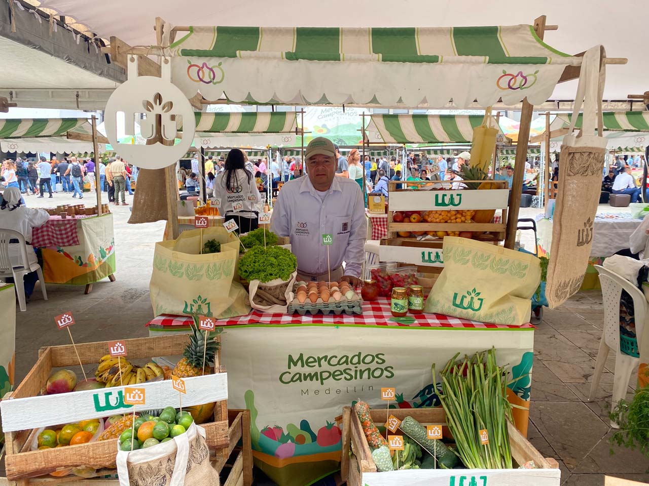 Mercados Campesinos rompió récord en ventas en 2023, con un registro de $8.282 millones
