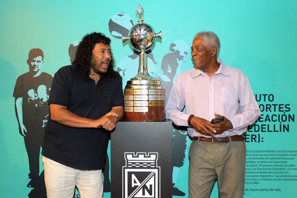 René Higuita y Francisco Maturana estuvieron de visita en el Museo del Deporte