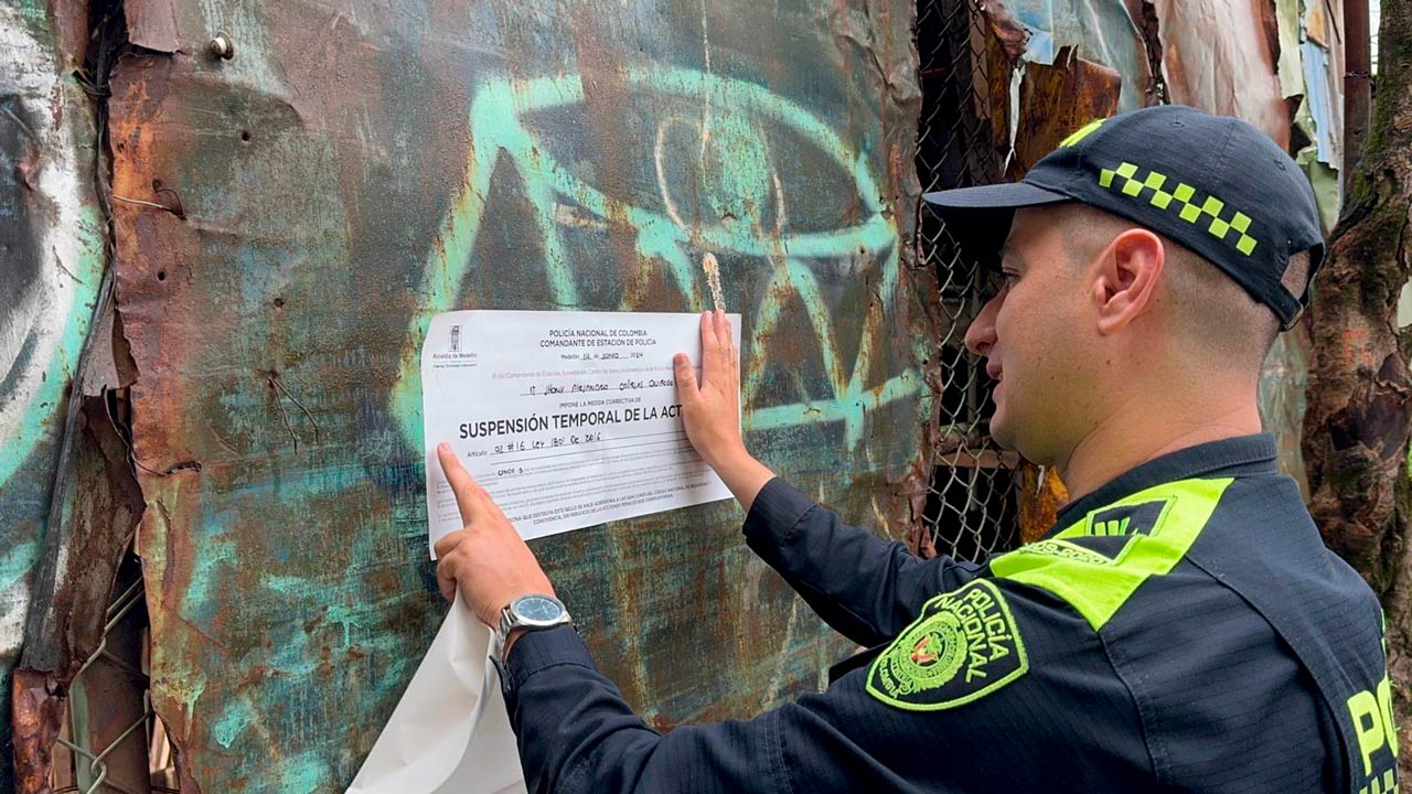 En lo corrido del año, la Alcaldía de Medellín ha recolectado 960 toneladas de residuos en 142 operativos de espacio público