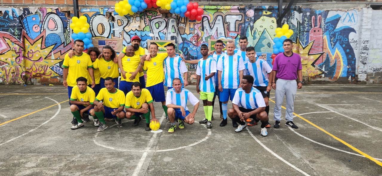 Habitantes de Calle celebran la Copa América de la Inclusión