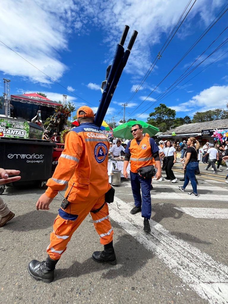 DAGRD adelanta plan de contingencia para 128 actividades de mediano y gran formato durante la Feria de las Flores