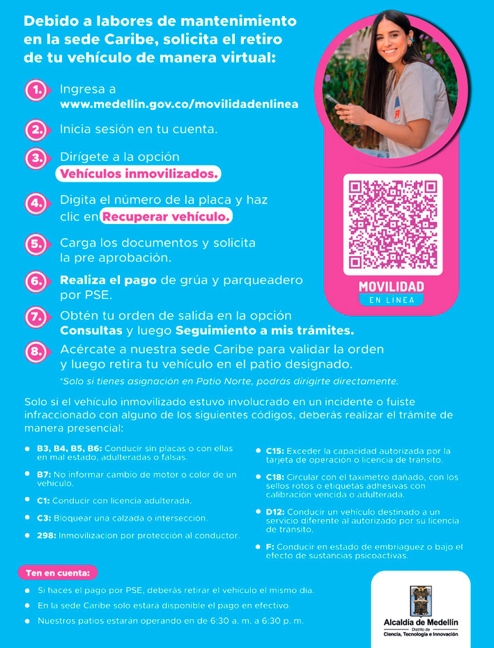 Paso a paso retiro de vehículo